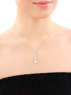 Zawieszka srebrna z cyrkoniami