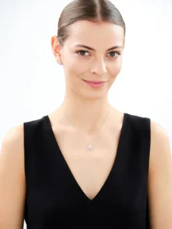 Zawieszka srebrna z cyrkoniami