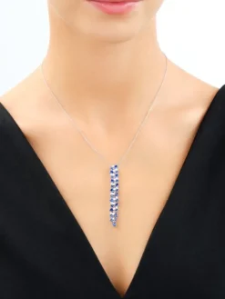 Zawieszka srebrna z cyrkoniami