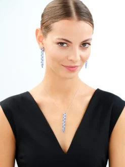 Zawieszka srebrna z cyrkoniami