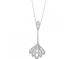 Zawieszka srebrna z cyrkoniami