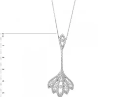 Zawieszka srebrna z cyrkoniami