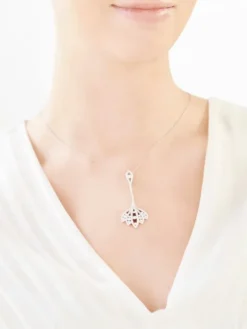 Zawieszka srebrna z cyrkoniami