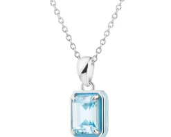 Zawieszka srebrna z cyrkonią i emalią