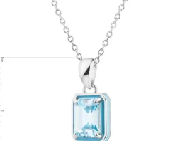 Zawieszka srebrna z cyrkonią i emalią