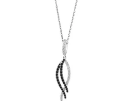 Zawieszka srebrna z cyrkoniami