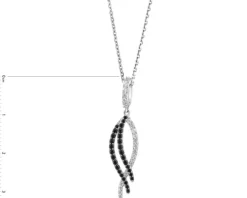 Zawieszka srebrna z cyrkoniami