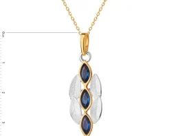 Zawieszka srebrna z cyrkoniami