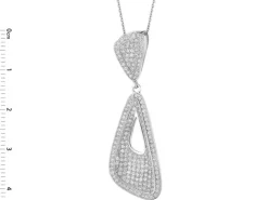 Zawieszka srebrna z cyrkoniami