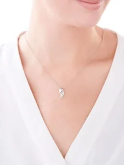 Zawieszka srebrna z cyrkoniami