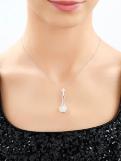 Zawieszka srebrna z cyrkoniami