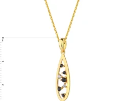 Zawieszka srebrna z cyrkoniami