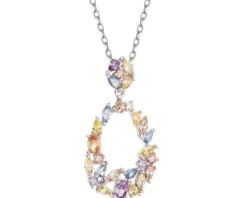 Zawieszka srebrna z cyrkoniami