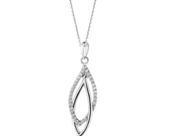 Zawieszka srebrna z cyrkonami