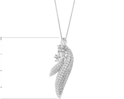 Zawieszka srebrna z cyrkoniami