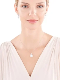 Zawieszka srebrna z cyrkoniami