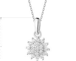 Zawieszka srebrna z cyrkoniami