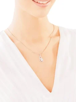 Zawieszka srebrna z cyrkoniami