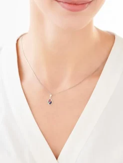 Zawieszka srebrna z cyrkoniami