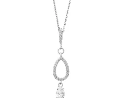 Zawieszka srebrna z cyrkoniami