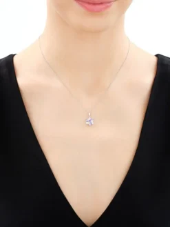 Zawieszka srebrna z cyrkoniami