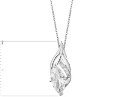 Zawieszka srebrna z cyrkoniami