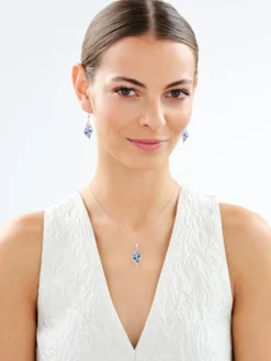 Zawieszka srebrna z cyrkoniami