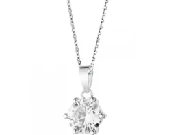 Zawieszka srebrna z cyrkoniami