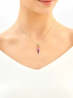 Zawieszka srebrna z cyrkoniami