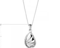 Zawieszka srebrna z cyrkoniami