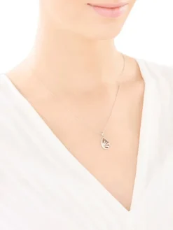 Zawieszka srebrna z cyrkoniami