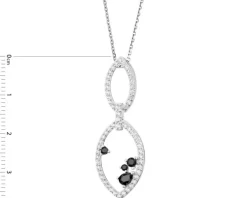 Zawieszka srebrna z cyrkoniami