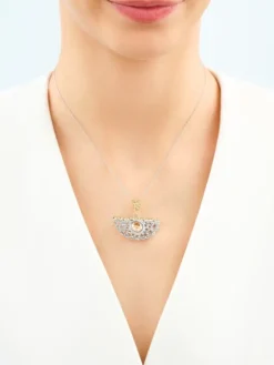 Zawieszka srebrna z cyrkoniami