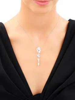 Zawieszka srebrna z cyrkoniami