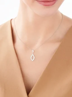 Zawieszka srebrna z cyrkoniami