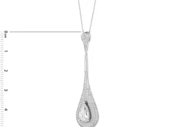 Zawieszka srebrna z cyrkoniami