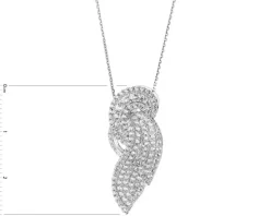 Zawieszka srebrna z cyrkoniami