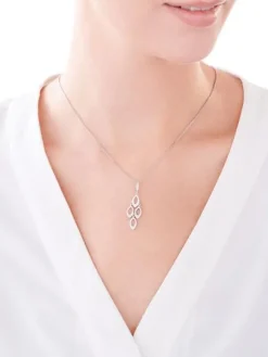 Zawieszka srebrna z cyrkoniami