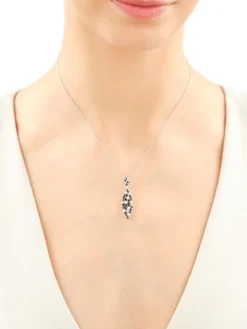 Zawieszka srebrna z cyrkoniami