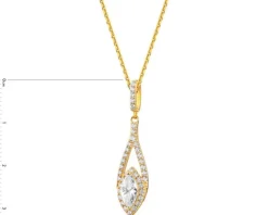 Zawieszka srebrna z cyrkoniami