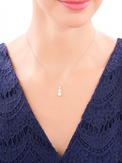 Zawieszka srebrna z cyrkoniami