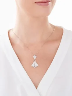 Zawieszka srebrna z cyrkoniami