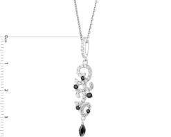 Zawieszka srebrna z cyrkoniami