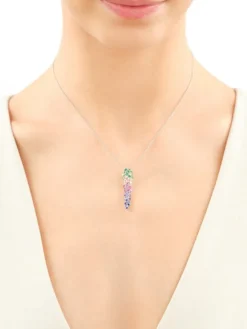 Zawieszka srebrna z cyrkoniami