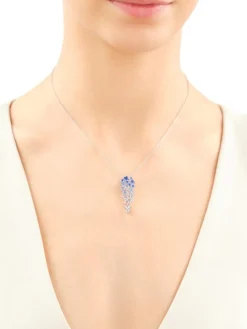 Zawieszka srebrna z cyrkoniami