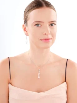 Zawieszka srebrna z cyrkoniami