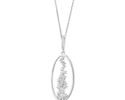 Zawieszka srebrna z cyrkoniami