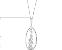 Zawieszka srebrna z cyrkoniami