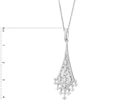 Zawieszka srebrna z cyrkoniami