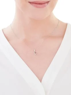 Zawieszka srebrna z cyrkoniami